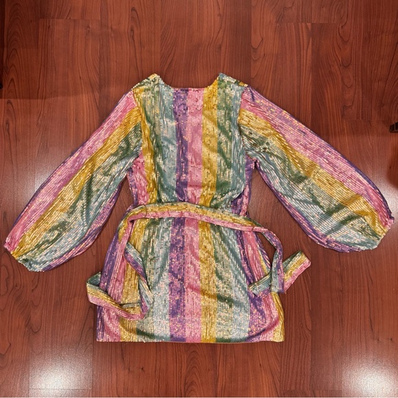 Show Me Your Mumu Rainbow Sequin Wear Me Out Dress size XL - Picture 6 of 6